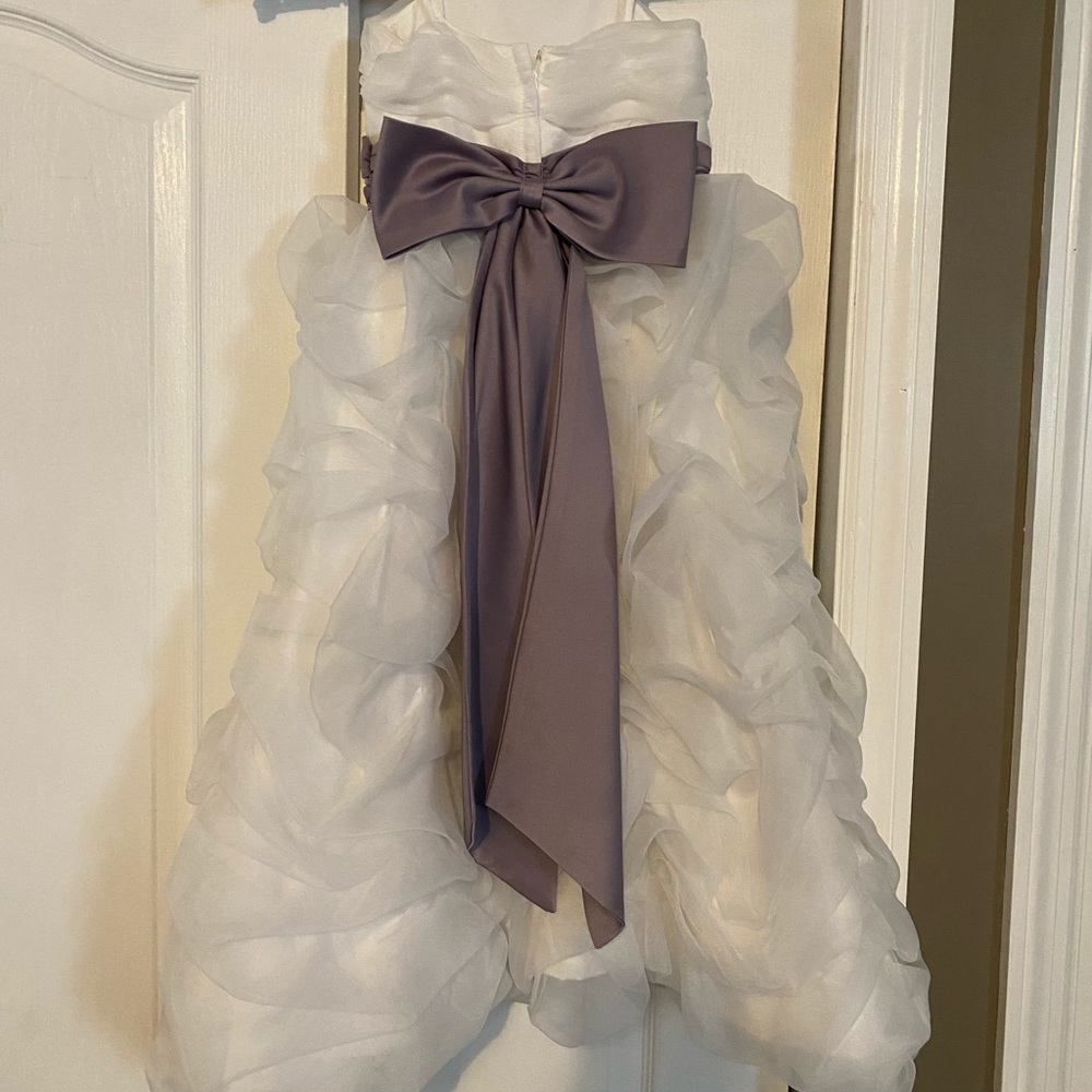 Girls size 6 long fancy dress